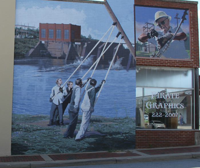 Early Utilities Mural