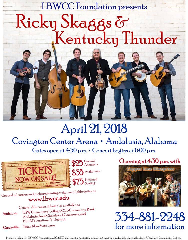 20180421 LBWCC Ricky Skaggs and Kentucky Thunder